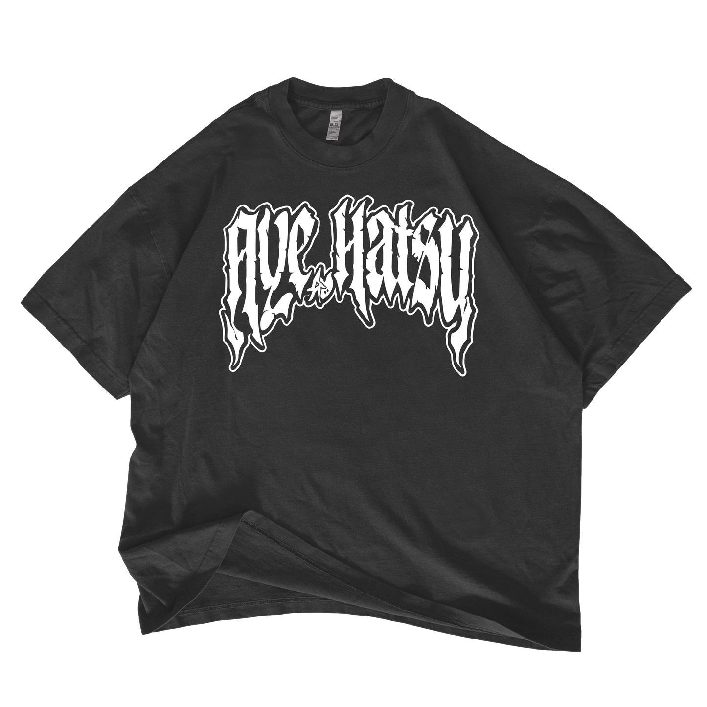 Black Aye.Hatsu Revenge Text T-shirt