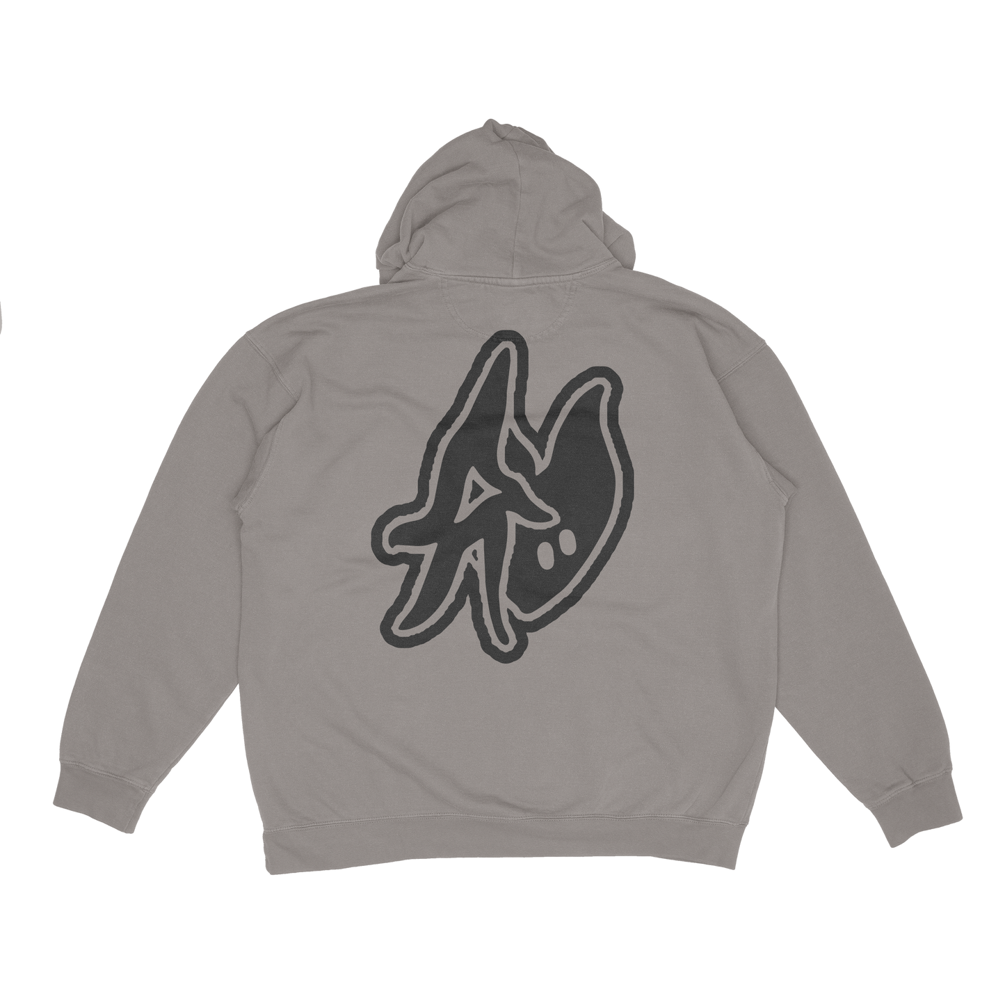 Grey Aye.Hatsu Revenge Logo Hoodie